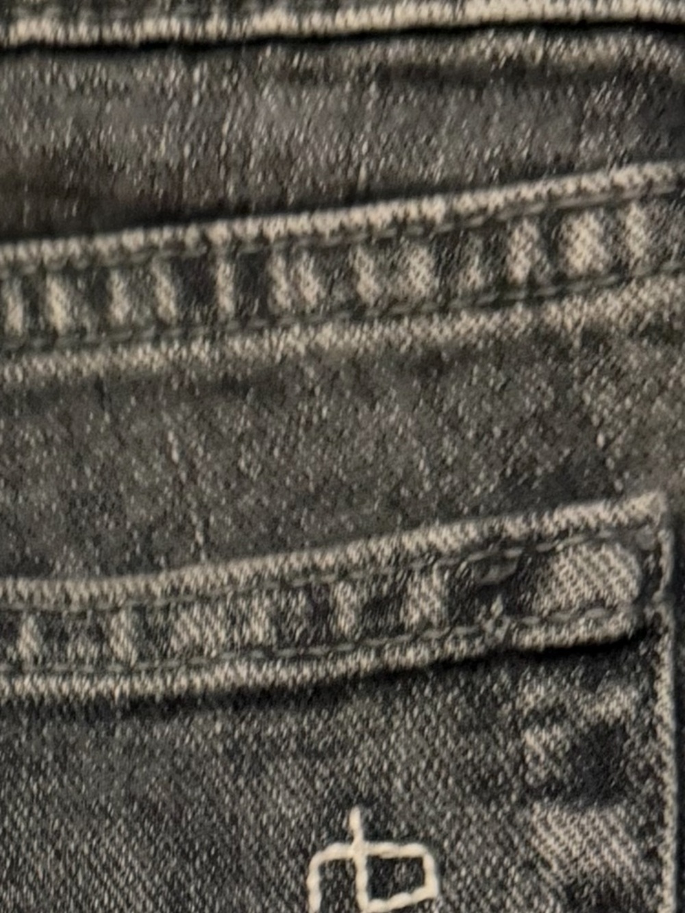 rag & bone women’s Dre low-rise slim boyfriend jeans, size 28 - gray - Picture 6 of 6